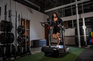Tru Grit Fitness Runner Manual Treadmill, Exercise Equipment, 6 Resistance Levels, LCD, for Runners and Fitness Enthusiasts - Black