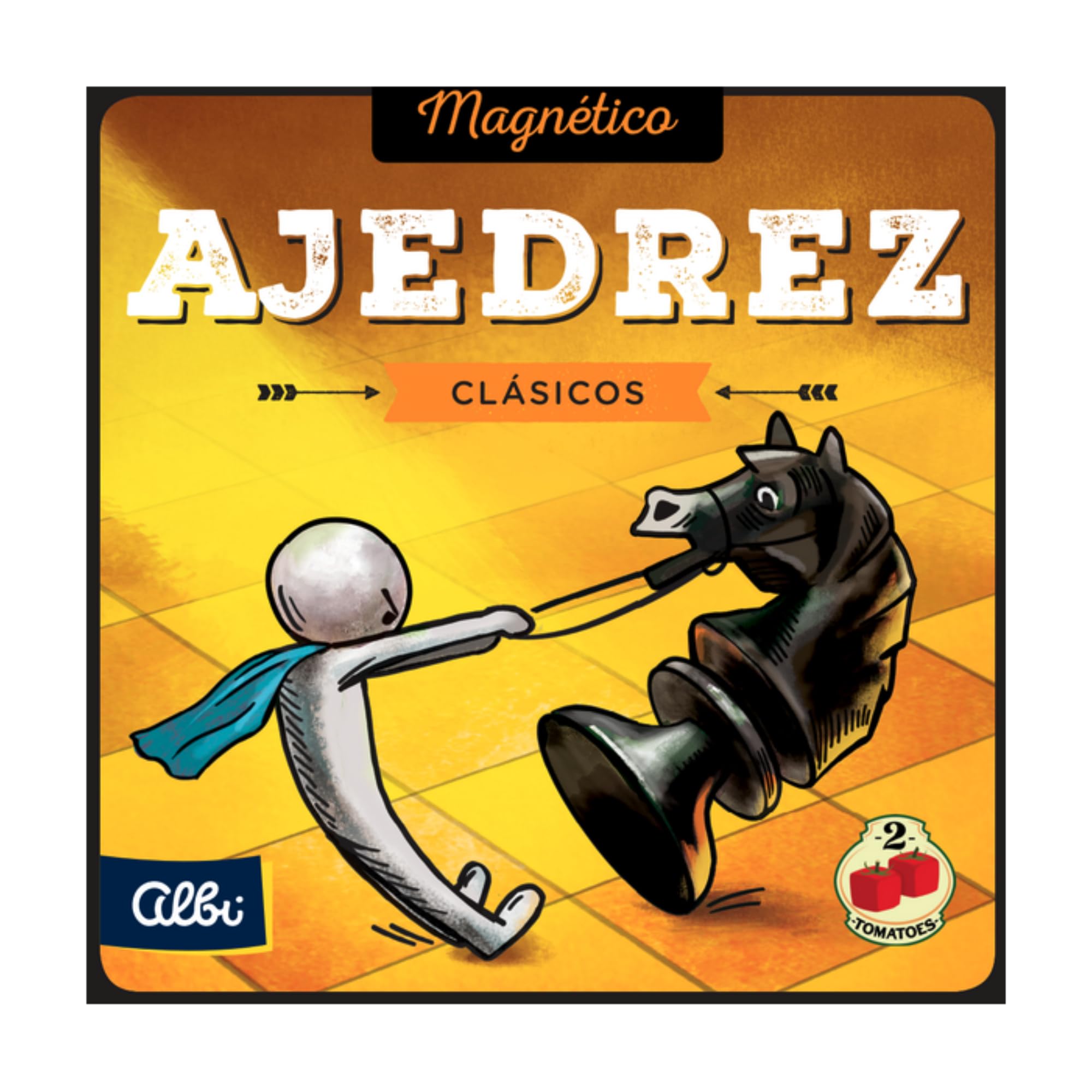 2Tomatoes Games | Ajedrez | Juego de Mesa con Tablero Clásico | Lucha Estratégica y Pensamiento Táctico | Mueve Tus Piezas Siguiendo Las Reglas | Mejora Tus Habilidades | para 2 Jugadores | Español