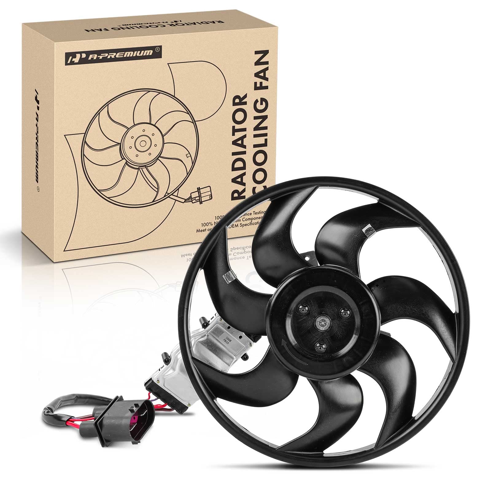 Amazon.com: A-Premium Left Engine Radiator Cooling Fan Assembly 
