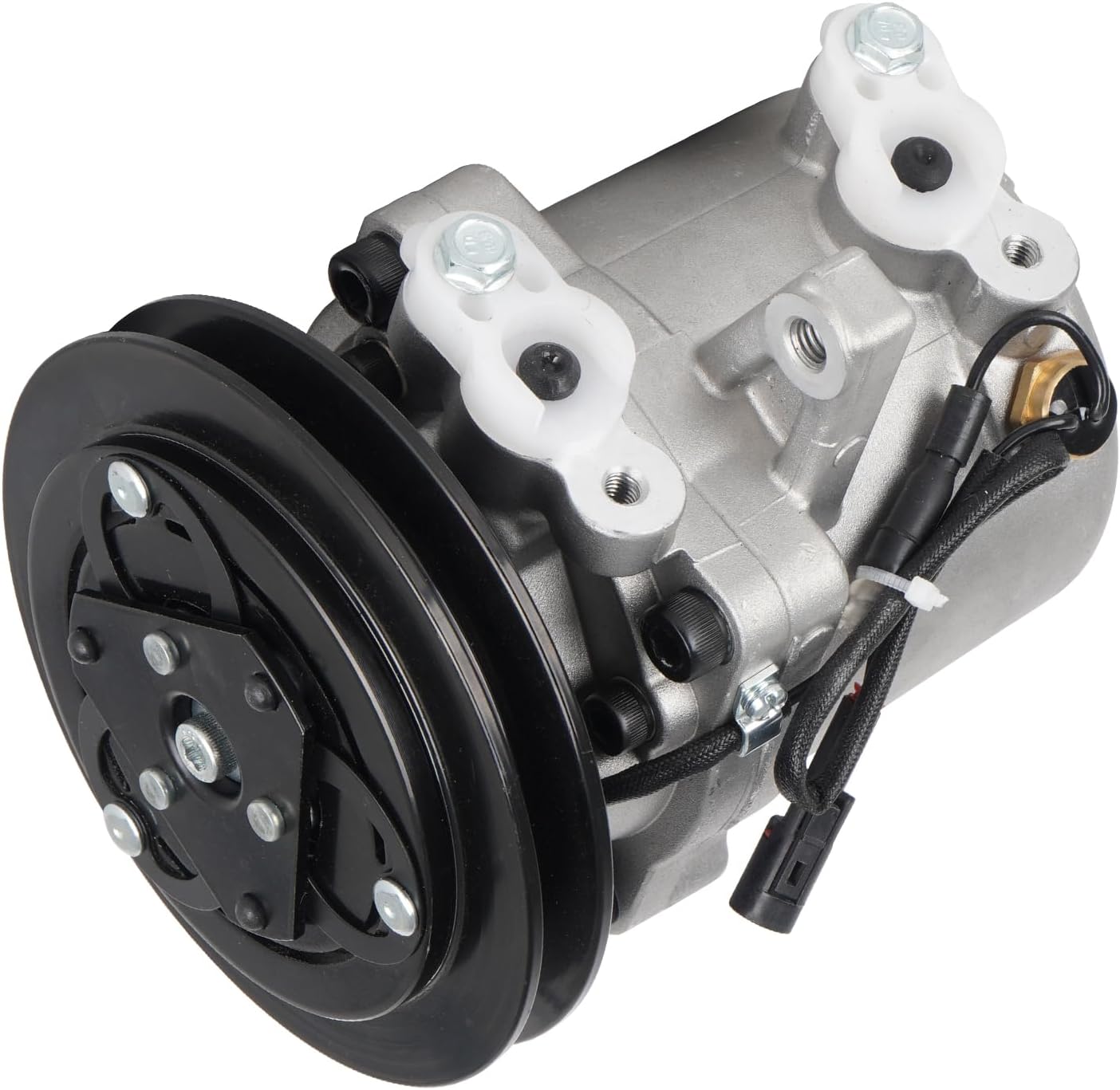 AC Compressor with A/C Clutch Fits for Kubota Diesel 1995-2012 Replaces 16003315-101 16003315-102