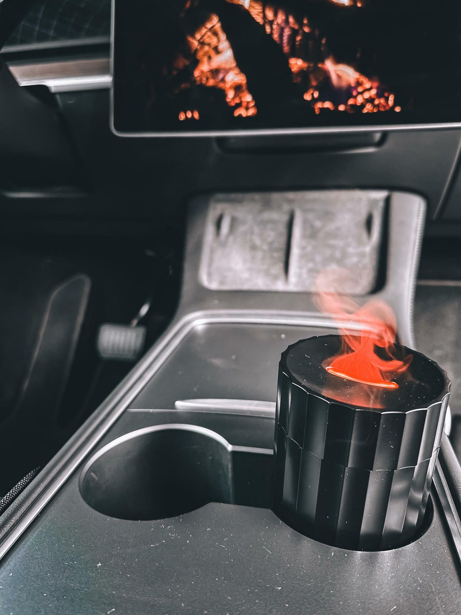 Diffusore aroma Car Flame per auto nero 100ml USB-C
