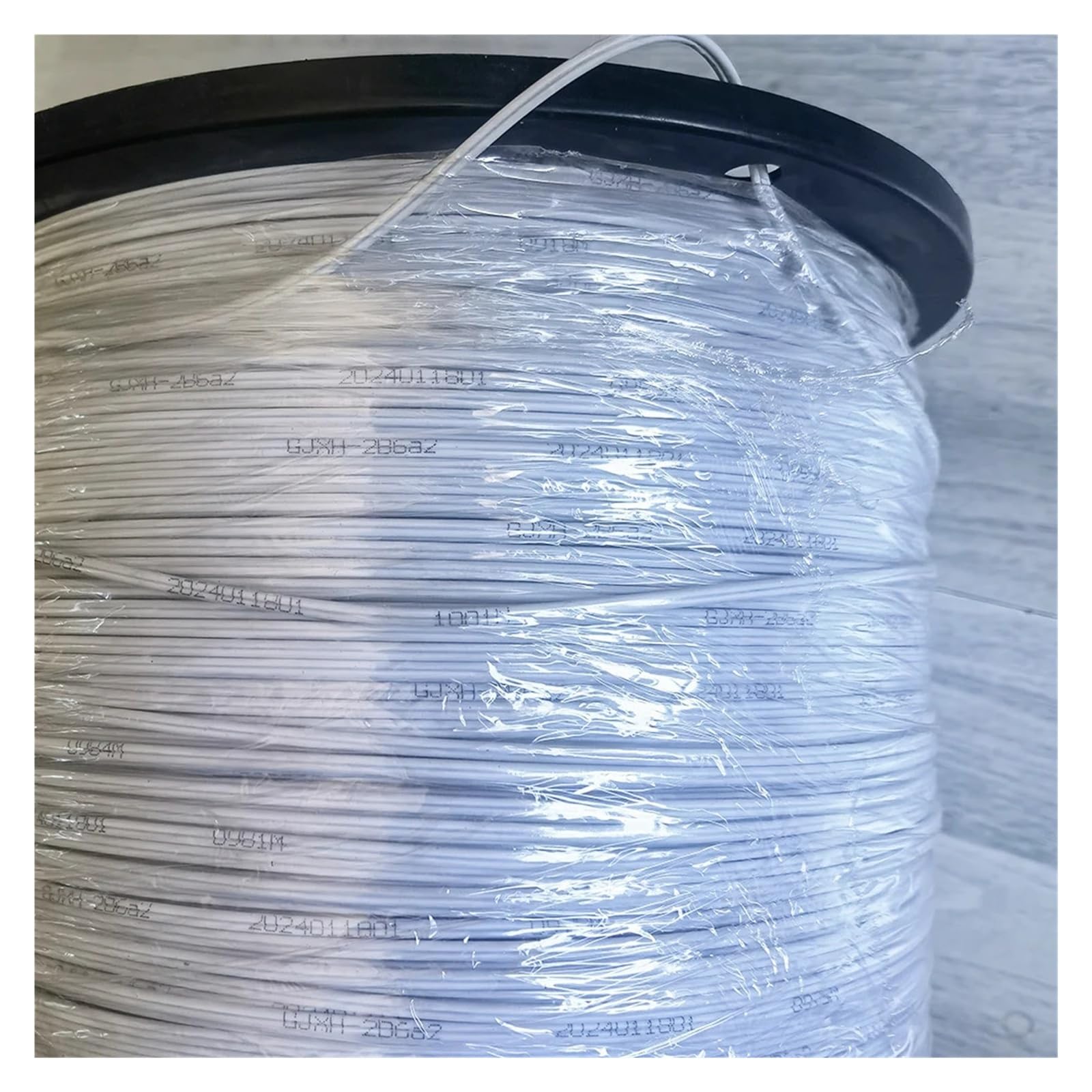 Câble de dérivation à Fibre Optique monomode d'intérieur, 1 000 m, avec Fils en Acier, Un Noyau, Deux Lignes de Fibre