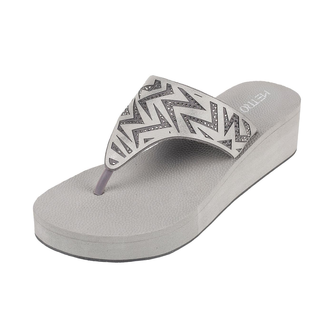 Metro Women Grey Wegde Heel Fashion Sandal UK/6 EU/39 (34-129) (B0CB8VKY15) Amazon Price History, Amazon Price Tracker