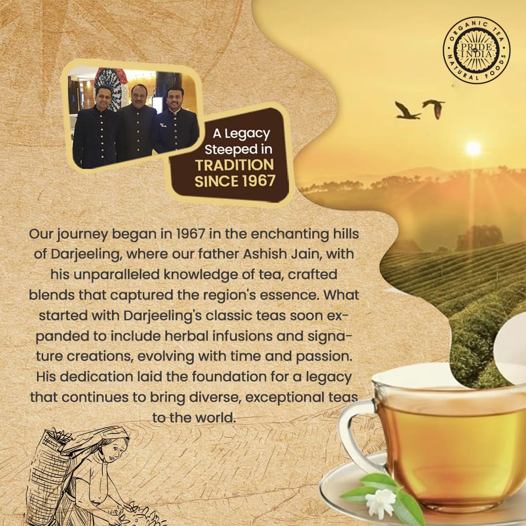 Pride Of India - Natural Herbal Tea Chest - 72 Tea Bags Assorted - Hand packed, Best for Gifting, Holidays, Tea Parties, Corporate/Restaurant Use - Healthy Supplemental Teas, Beautiful Box & Clear Lid