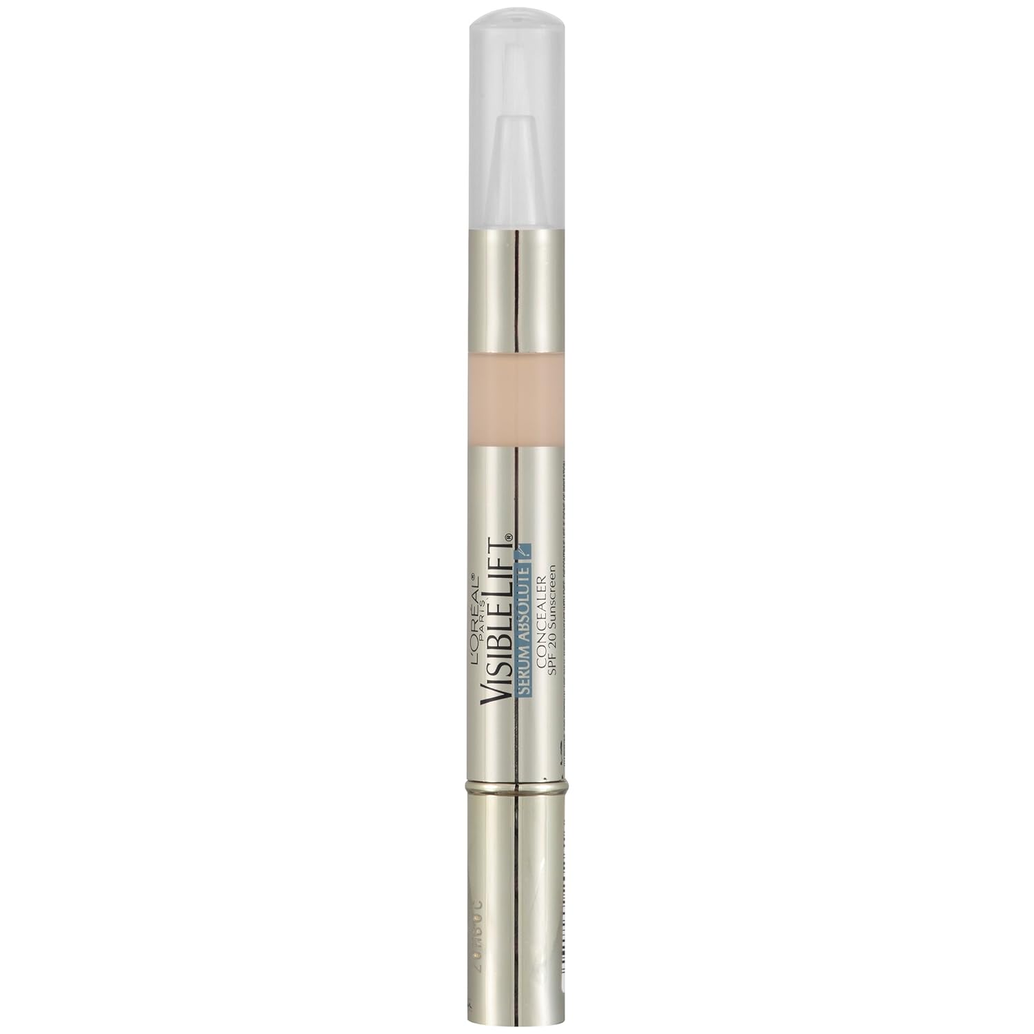L'Oréal Paris Makeup Visible Lift Serum Absolute Concealer, illuminates and conceals for smoother, brighter, even skin, light hydrating formula won't settle into lines or wrinkles, Fair, 0.05 fl. oz. : Concealers Makeup : Beauty & Personal Care