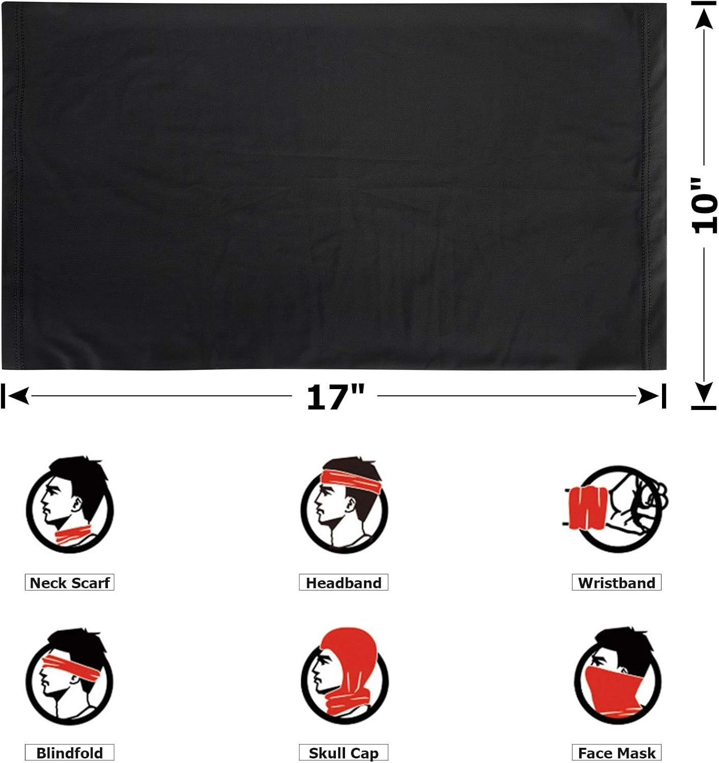 Lapulas Neck Gaiter Face Scarf Face Mask Cooling Lightweight Breathable Sun Protection for Fishing Hiking Running Cycling
