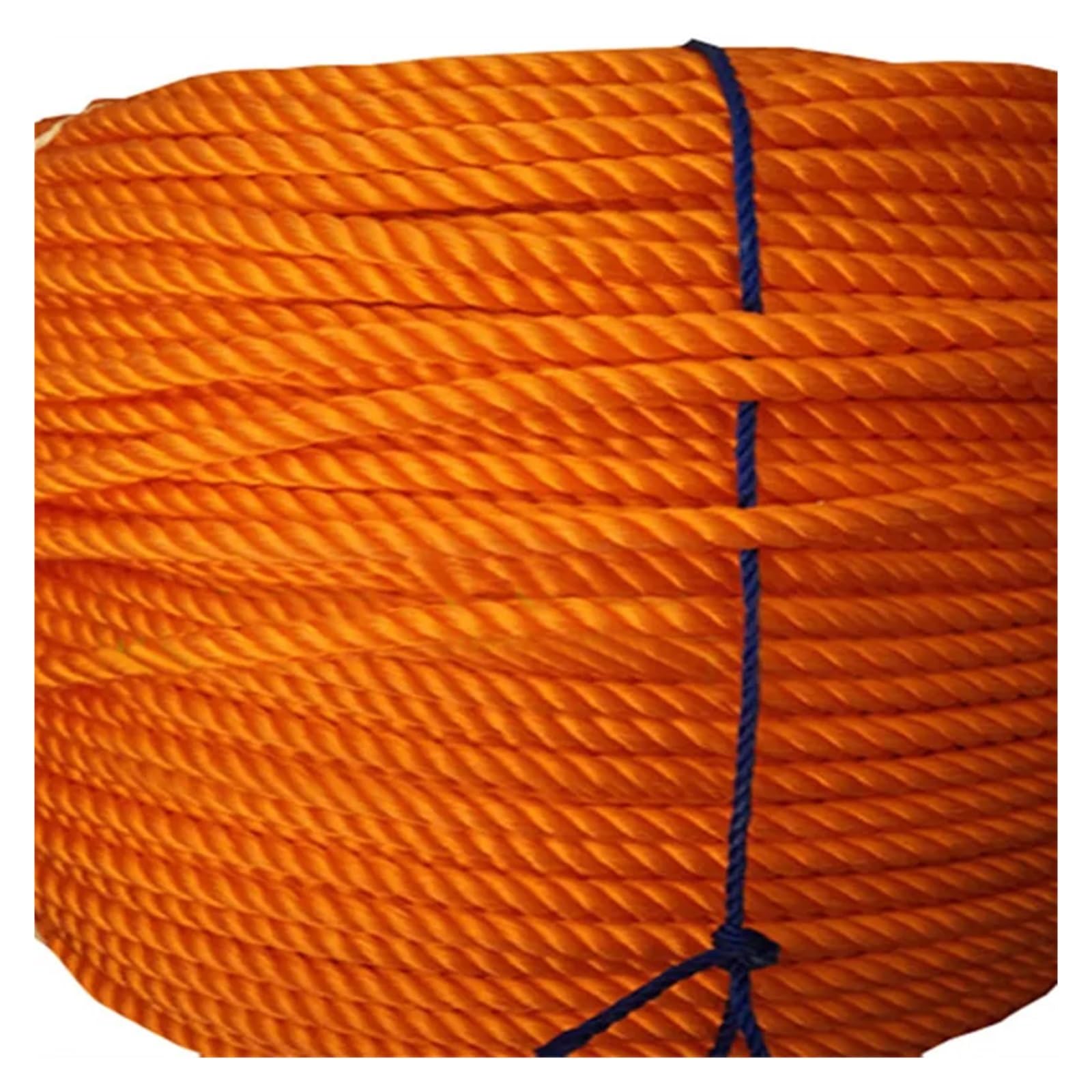Cordón de macramé Hilo trenzado Cordón de algodón trenzado Naranja Rojo 8-10 mm x 10-20 m(10mmx20m)