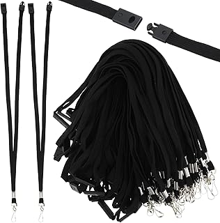 Kosiz Safety Breakaway Lanyard for Id Badges Quick Release Lanyard Bulk with Swivel Hook for Badge ID Card Holder