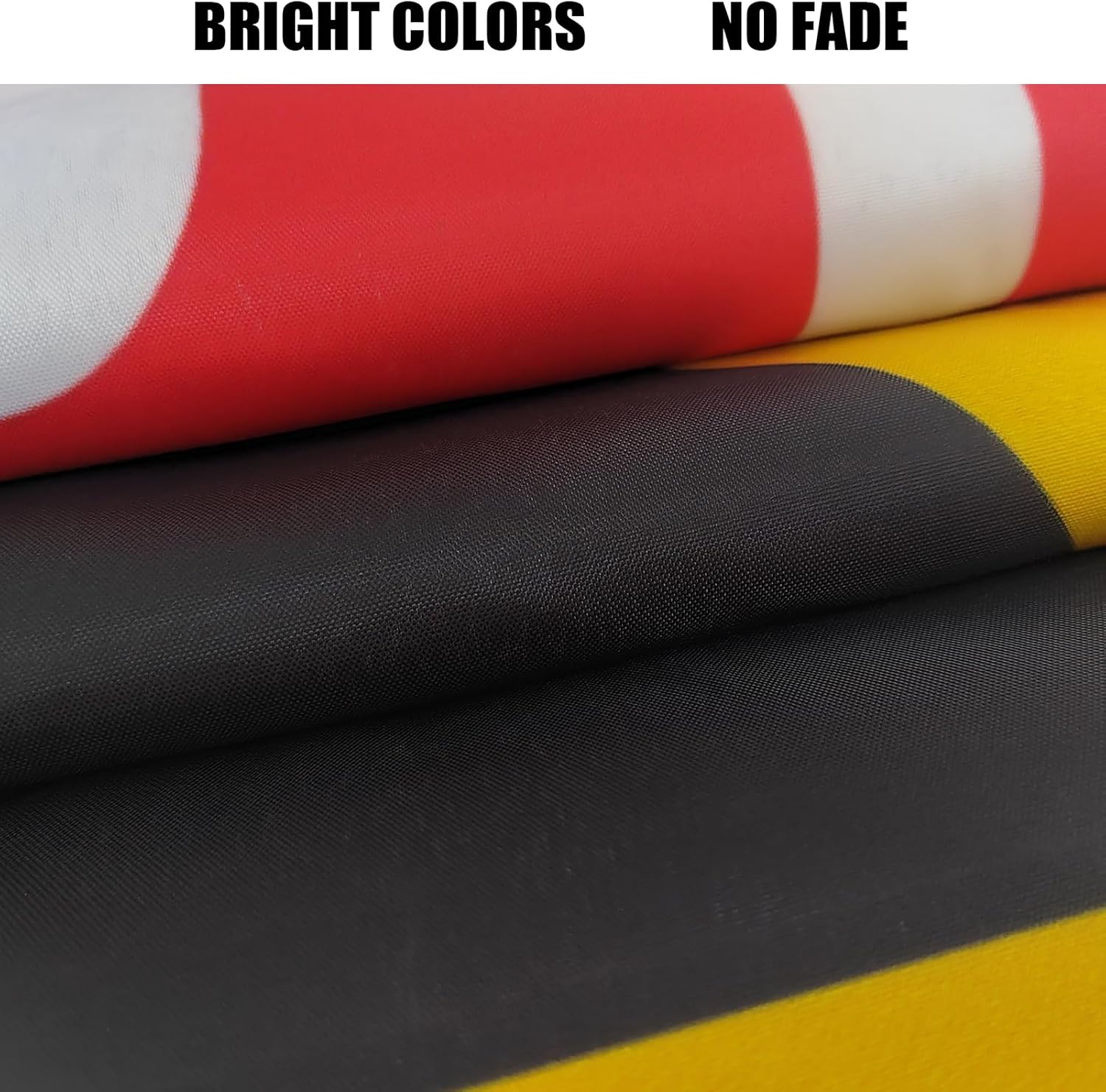 Maryland Flag Outdoor 3x5 Ft Double Sided Heavy Duty Polyester Maryland State Flags Long Lasting 4 Rows Hemming MD Flags with 2 Brass Grommets - Image 3