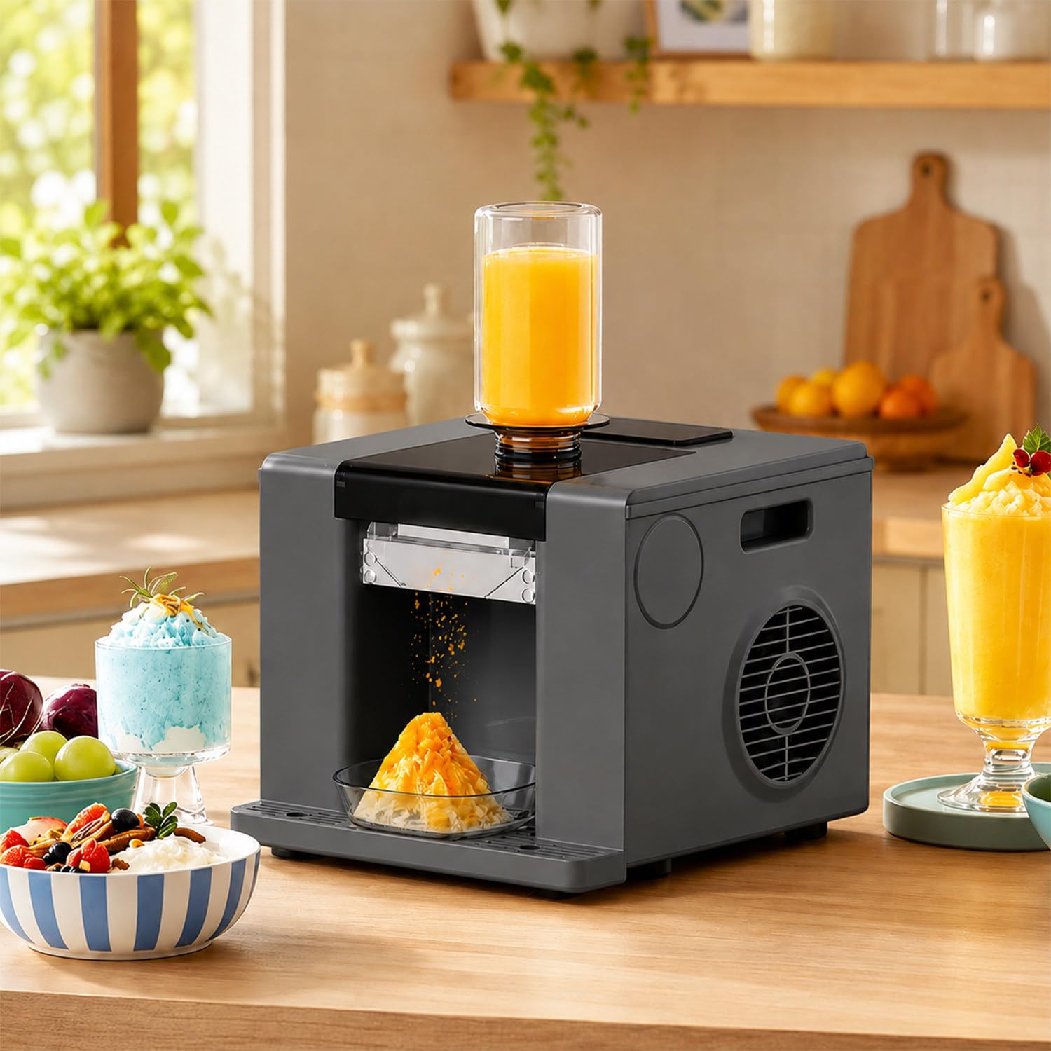 350w Snowflake Machine, Snowflake Ice Maker Machine, Slushie Machine