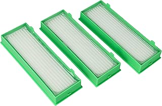 vhbw Filterset 3X Staubsaugerfilter kompatibel mit Vorwerk Kobold VR200, VR-200, VR300, VR-300 Staubsauger - HEPA Filter Allergiefilter