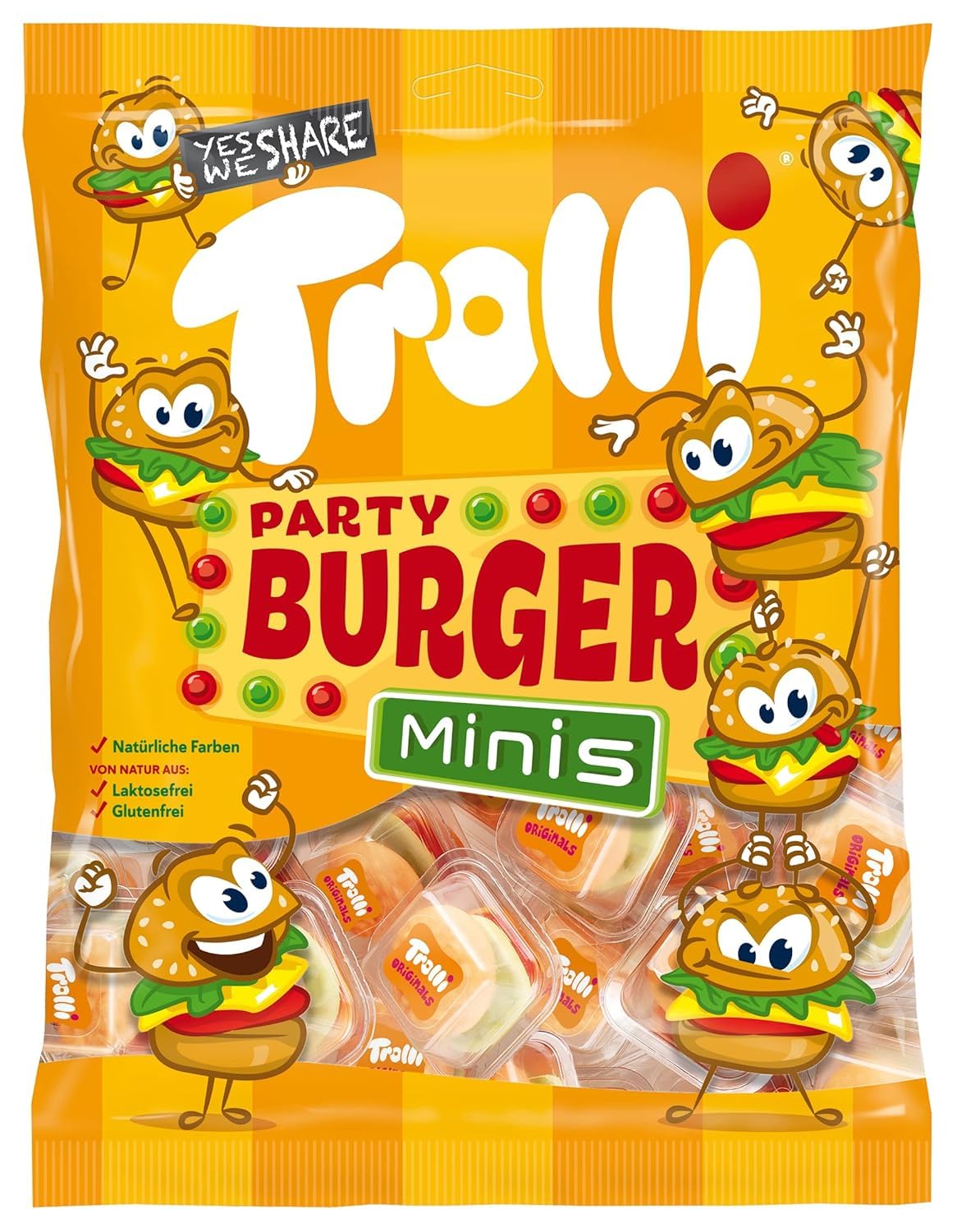Trolli Party Burger, Gummy Burger candy 170 GM, Fun & Chewy Mini Burgers for Kids & Adults (B0DHKL4TLV) Amazon Price History, Amazon Price Tracker