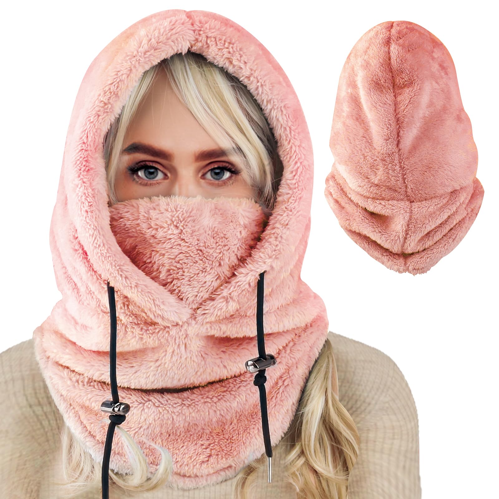 BINE Mens Winter Hat Cold Weather Face Mask Balaclava Hood Outdoor Sports Balaclava Windproof