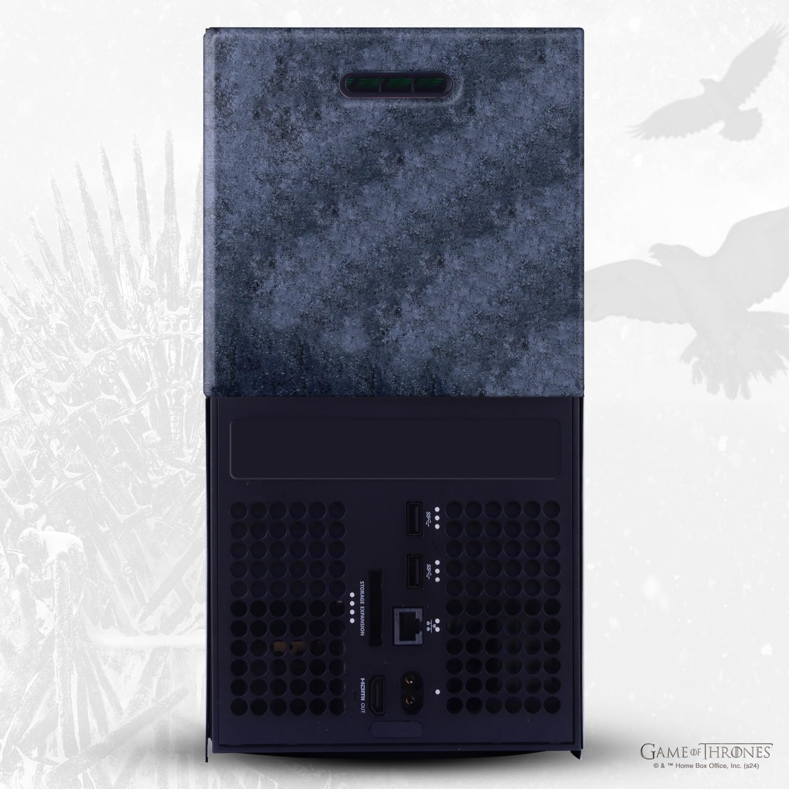 Head Case Designs Offizielle HBO Game of Thrones Haus Stark Siegel Und Grafiken Spielekonsolen Wickeln kompatibel mit Xbox Series X