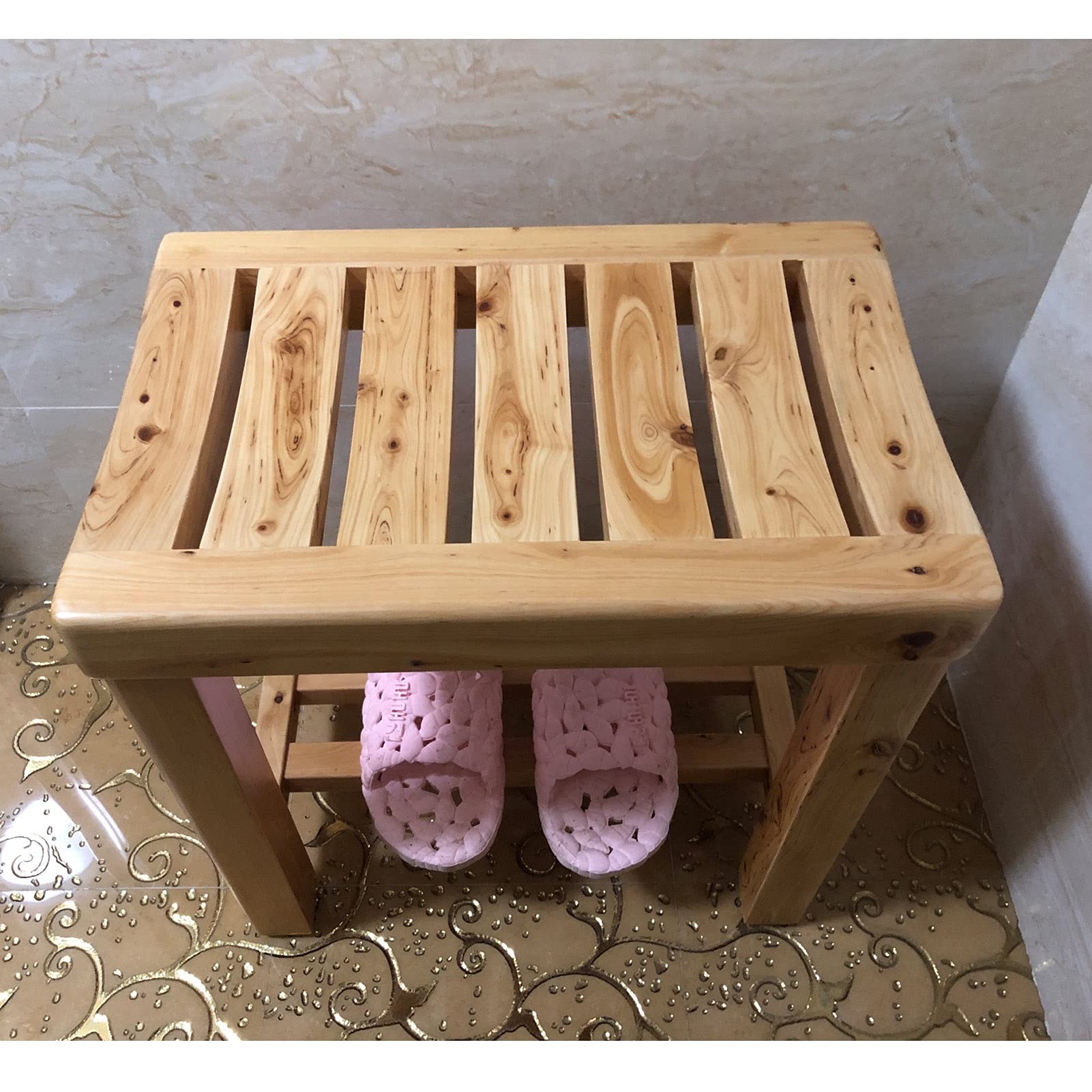 Chaises de spa de baignoire intérieures et extérieures en bois