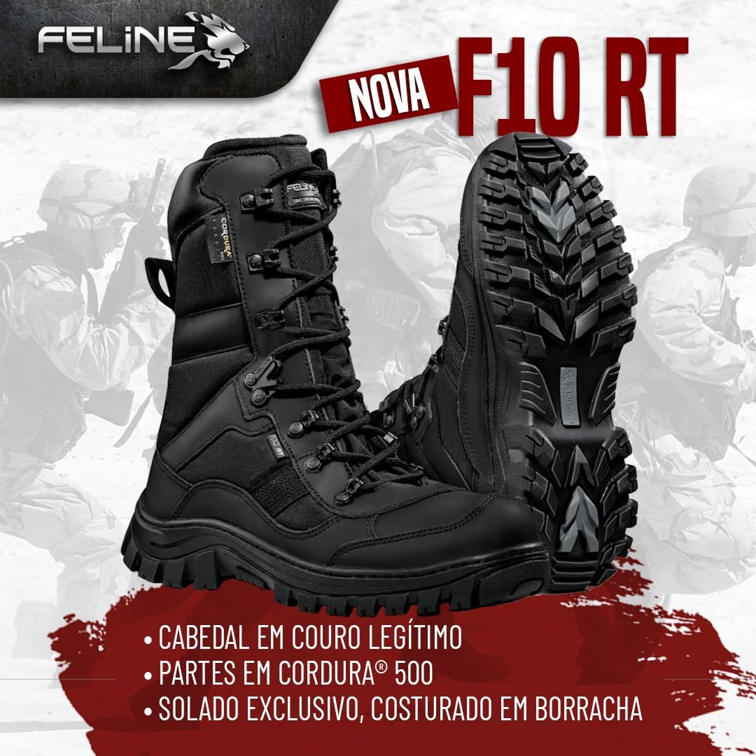 Coturno Feline F10 Rt Original Com Palmilha Anti-impacto em promoção! Veja a oferta e mais achadinhos de Botas & Coturnos Masculinos 3 Hoje é o melhor dia para comprar Coturno Feline F10 Rt Original Com Palmilha Anti-impacto com aquele preço maroto! Promoção! Aproveite a oferta! 3