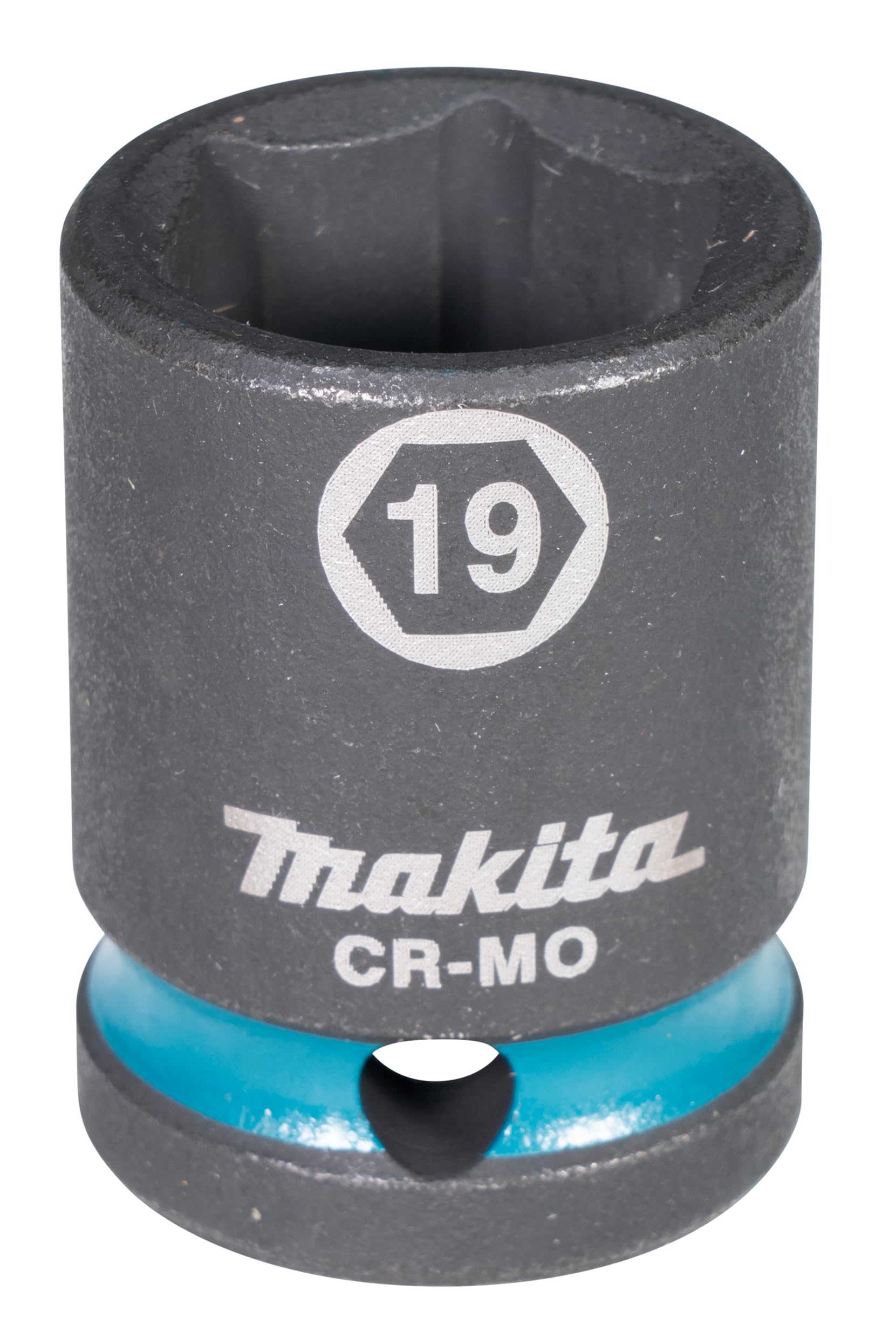 Makita E-16156 Impact Socket 1/2 Inch SW19 Short Impact Black