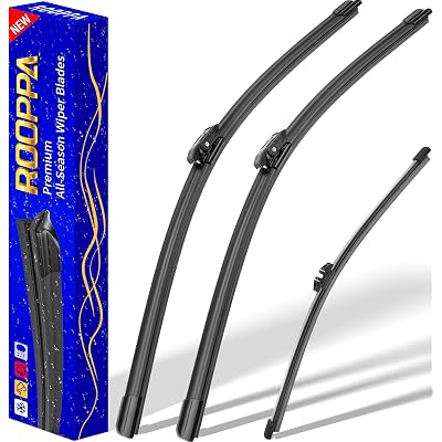 3 wipers Replacement for 2017-2022 2023 Mini Cooper Countryman, Windshield Wiper Blades Original Equipment Replacement - 23"/21"/10" (Set of 3)