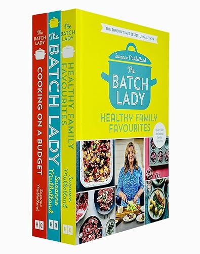 The Batch Lady Collection 3 Books Set By Suzanne Mulholland (The Batch Lady, Healthy Family Favourites, Cooking on a Budget)