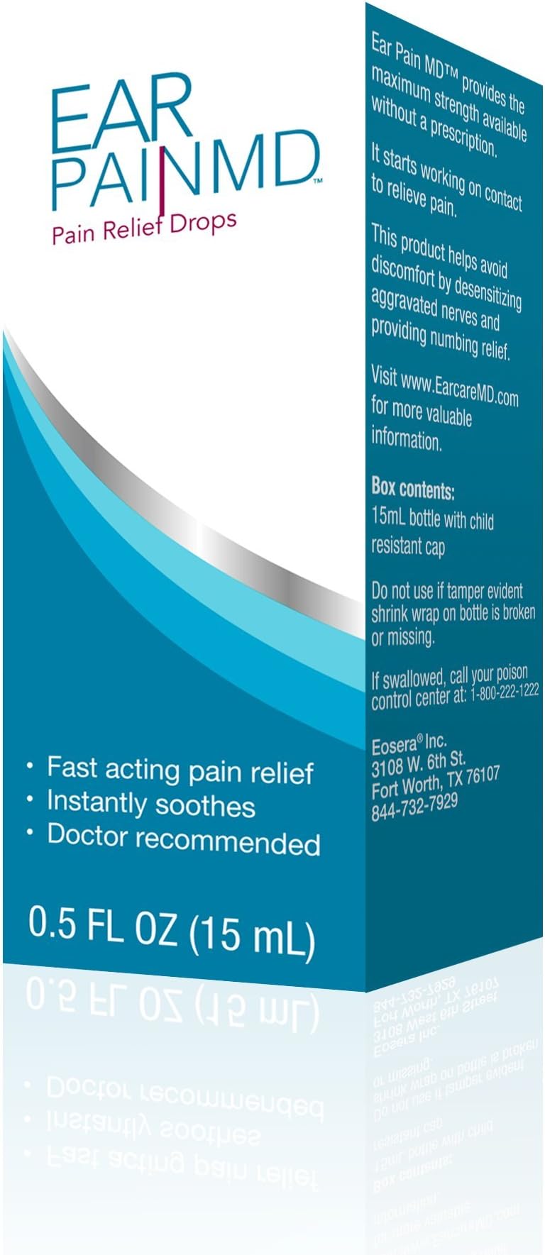 Ear Pain MD, Ear Pain Relief Drops, Fast Pain Relief