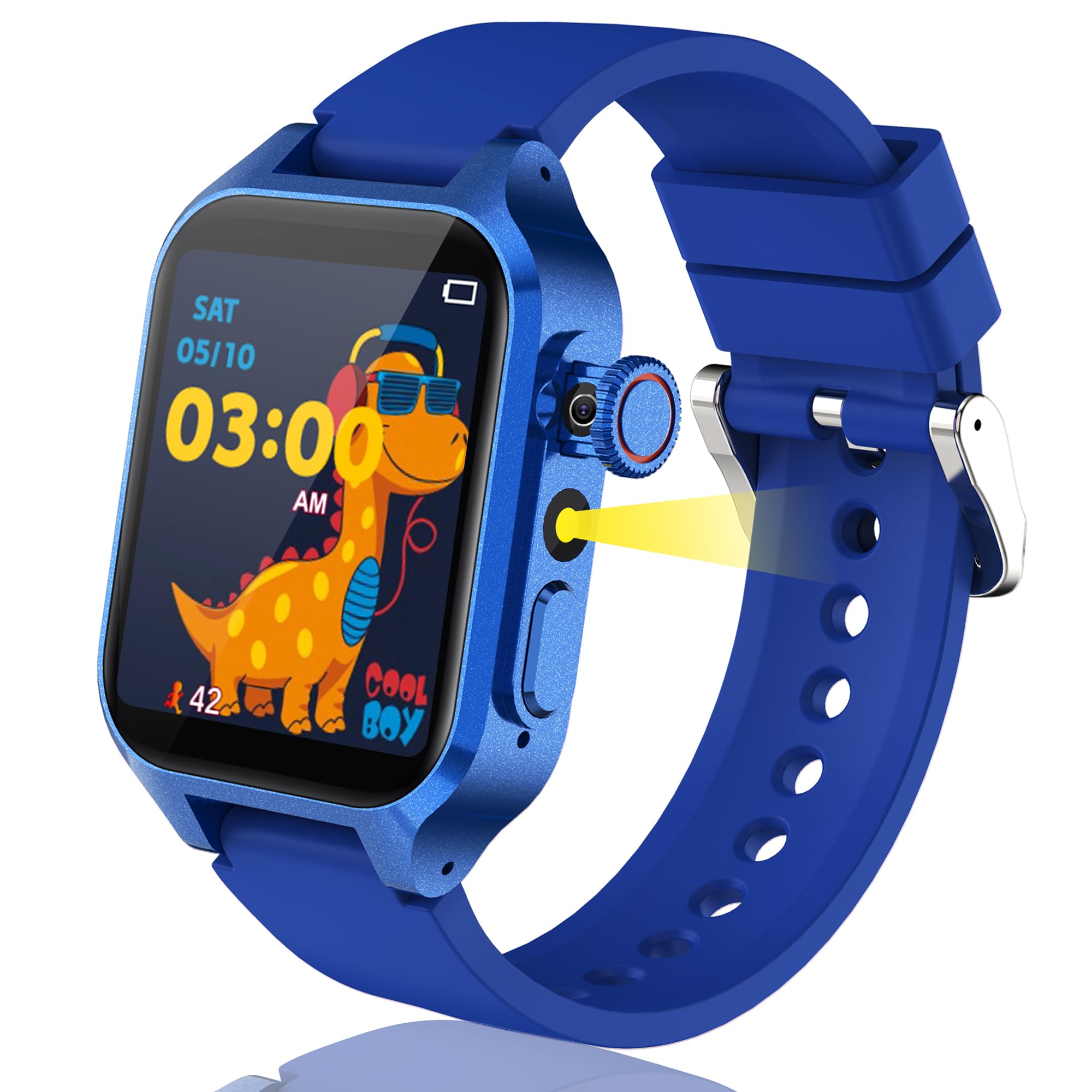 32 Giochi Smartwatch Bambini,smartwatch bambina con 22 Sfondi animati, Fotocamera,3 Modalità Sportive,Sveglia, Audiobook,Imparare la carta, Musica,Contapassi,registratore, Regali per ragazze e ragazzi