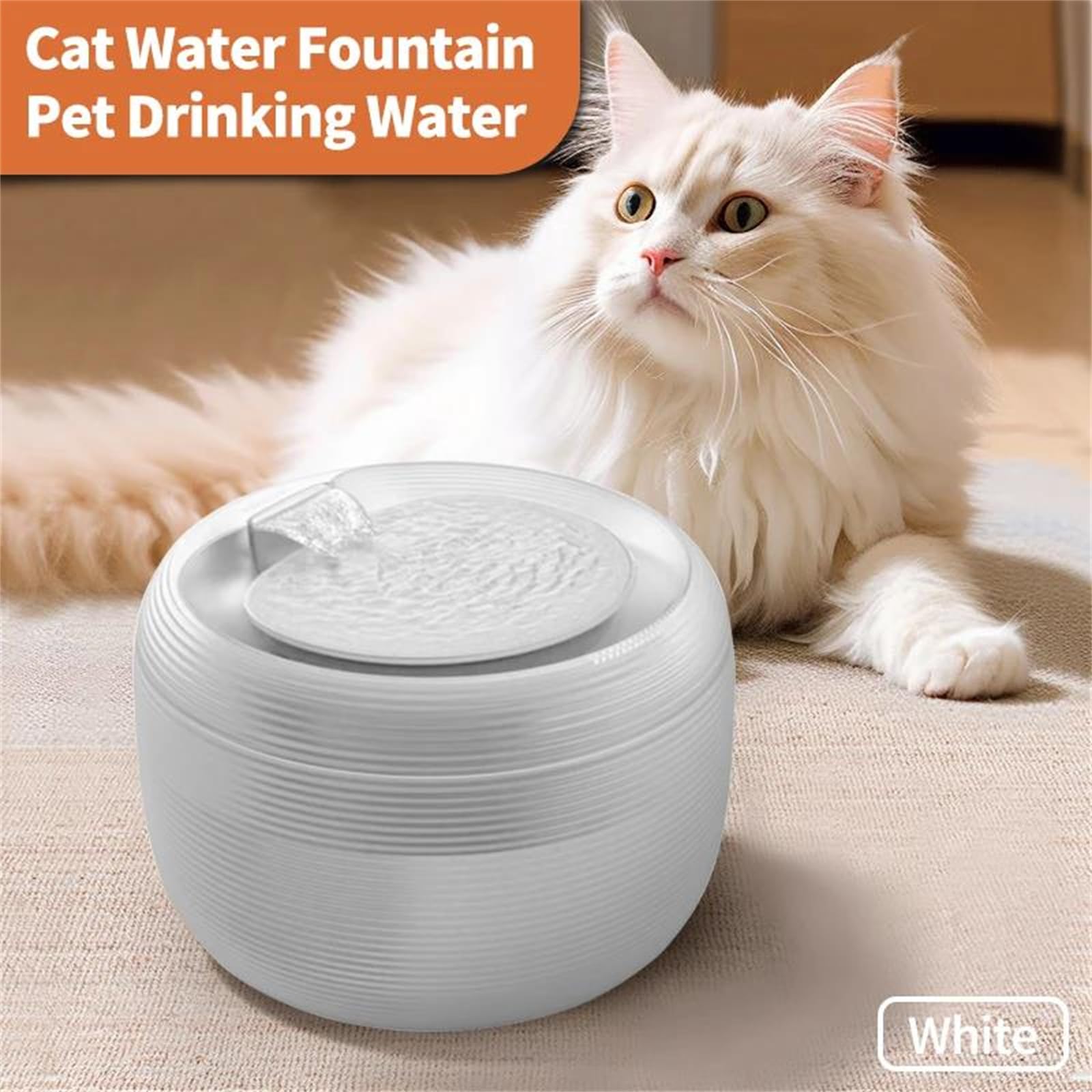 Fuente de Agua Inteligente para Gatos de 2,5 L, Extremadamente