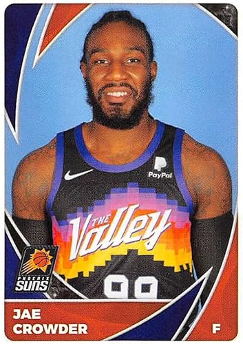 2020-21 Panini Stickers #439 Jae Crowder Official NBA Basketball Album Sticker Measuring 2.75 inch tall X 2 inches wide in Raw (NM or Better