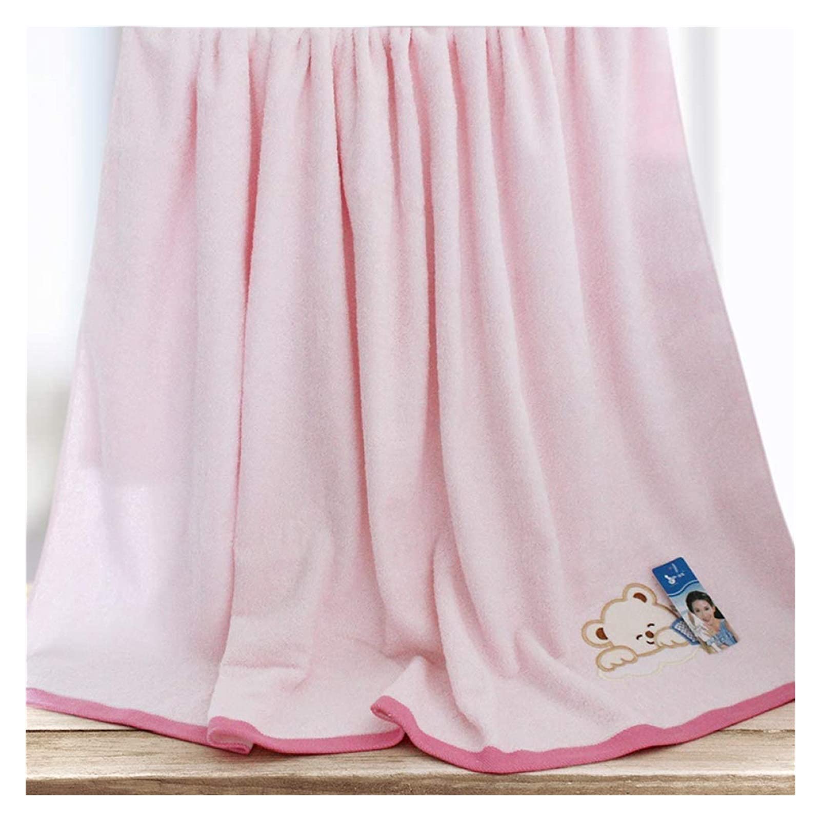 Handtuch Badetuch Großes Babybadeblatt 43 x 43 Zoll bestickter Bär gedruckt Kinder Badetuch Baumwolle für maximale Weichheit und Saugfähigkeit,3-Stück Badehandtücher (Color : 3piece)