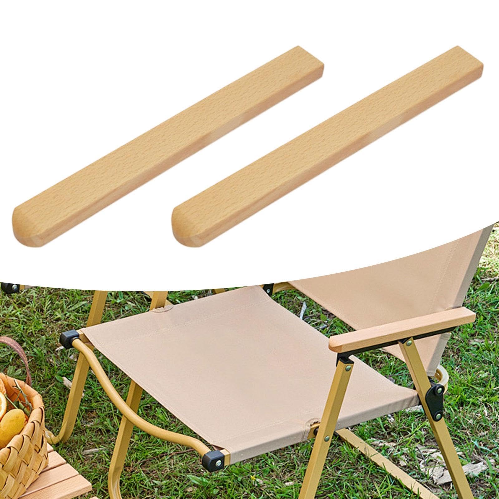 Holz-Campingstuhl-Armlehnen-Ersatz für Klappstühle Backpacking Outdoor-Möbel Garten Picknick Armpolster 28,0 cm
