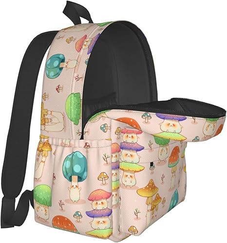 Miniatura 5 de Shoggoth Mochila de 17 pulgadas con diseño de mariposas, informal, mochila para laptop para mujer, bolsa de viaje para senderismo, Negro13, Mochilas