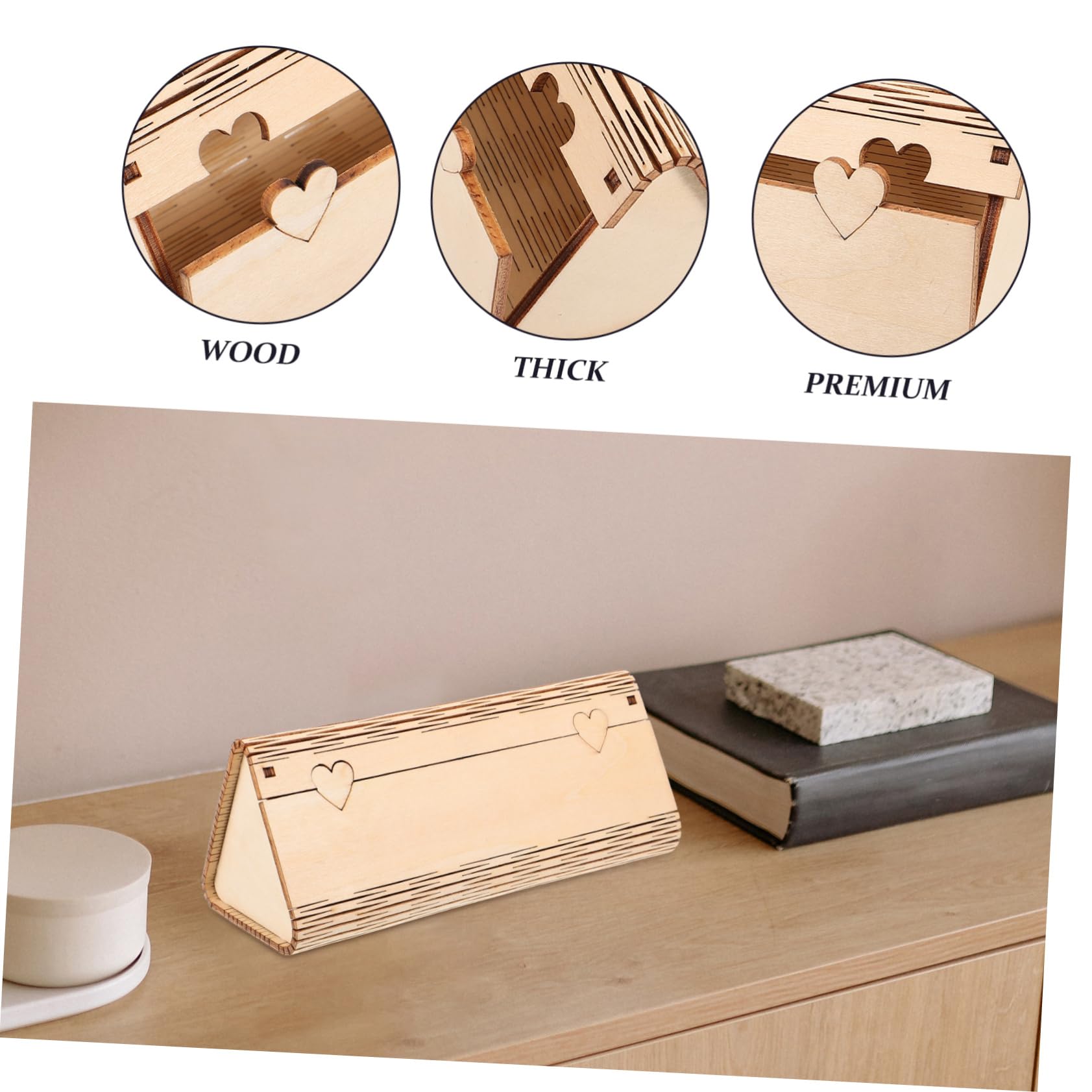 Healeved Scatola Di Occhiali in Legno Superiore Astuccio Viaggio Organizer Per Occhiali Da Sole Custodia Per Occhiali Da Sole Custodia Per Gli Occhiali Di Legno