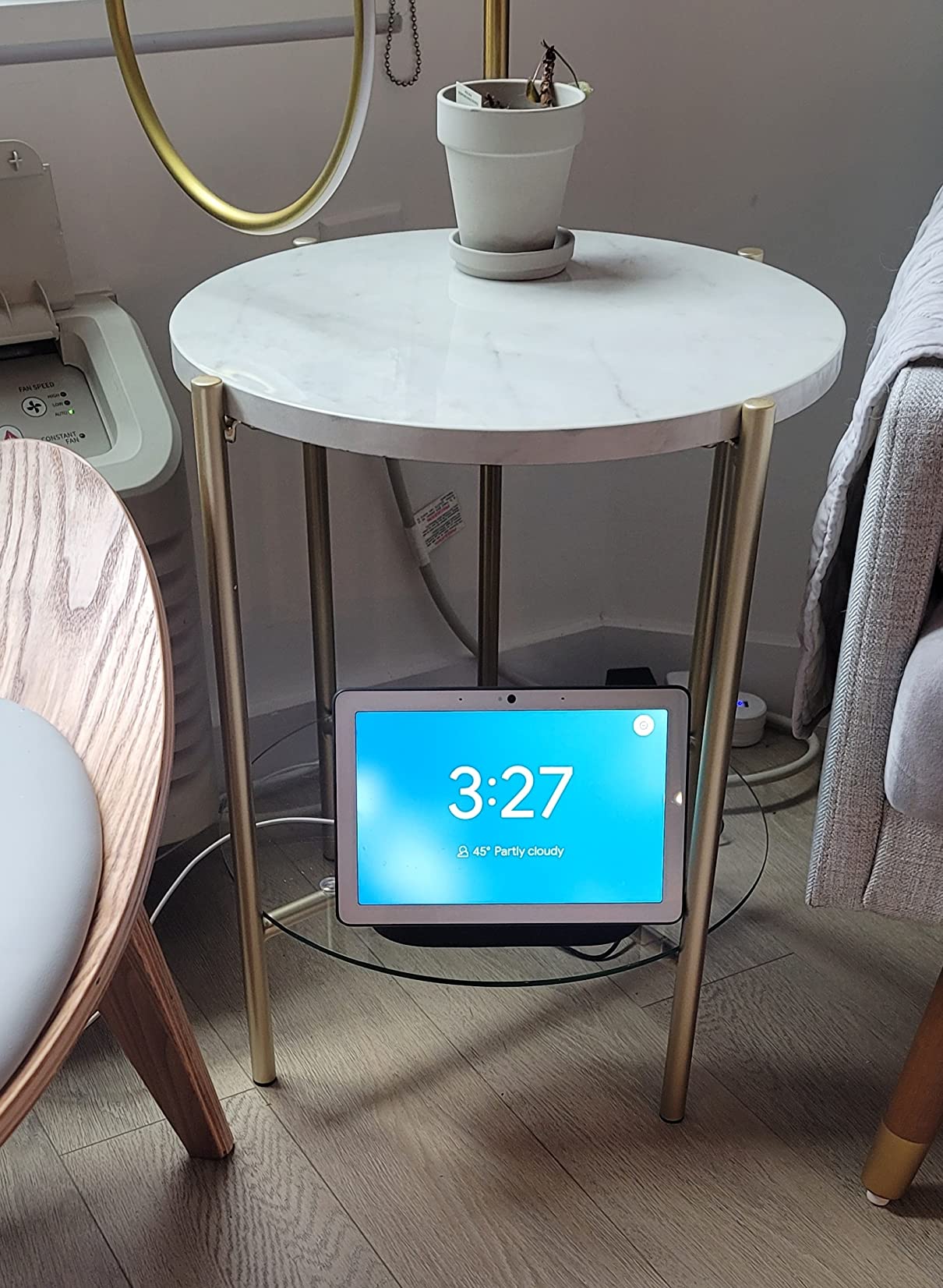 $34/mo - Finance Walker Edison Blaine Mid Century Modern Marble and ...