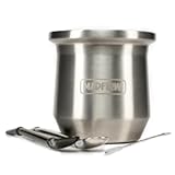 MADFLOW Yerba Mate Cup. Stainless Steel Mate Cup with 2 Bombillas. Double Wall Vacuum Insulated Yerba Mate Gourd. Unique Mate Cup And Bombilla Set