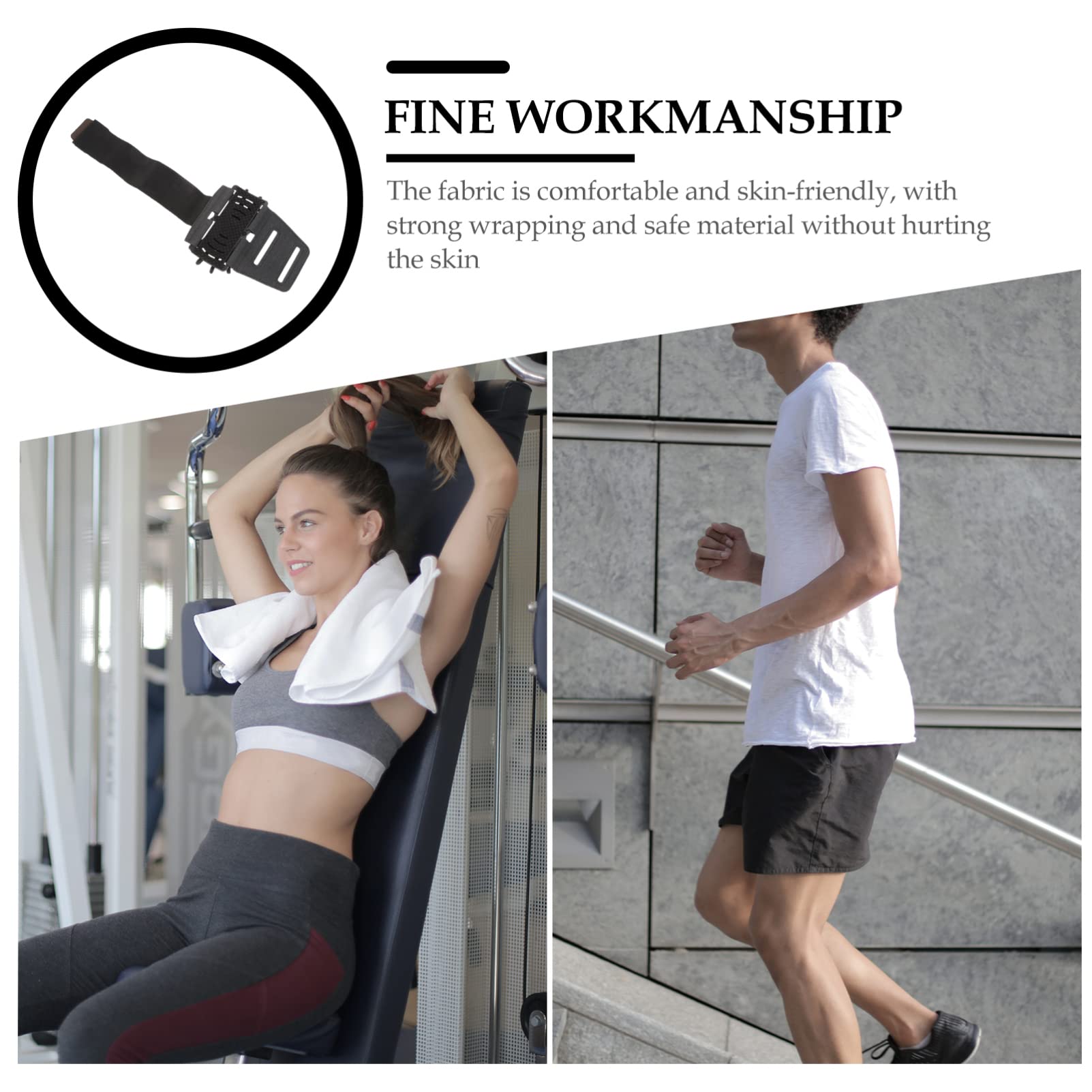 UPKOCH 4 Stück Handy-armtasche Handy-Armband Telefonhalter Zum Laufen Robustes Sportarmband-zubehör