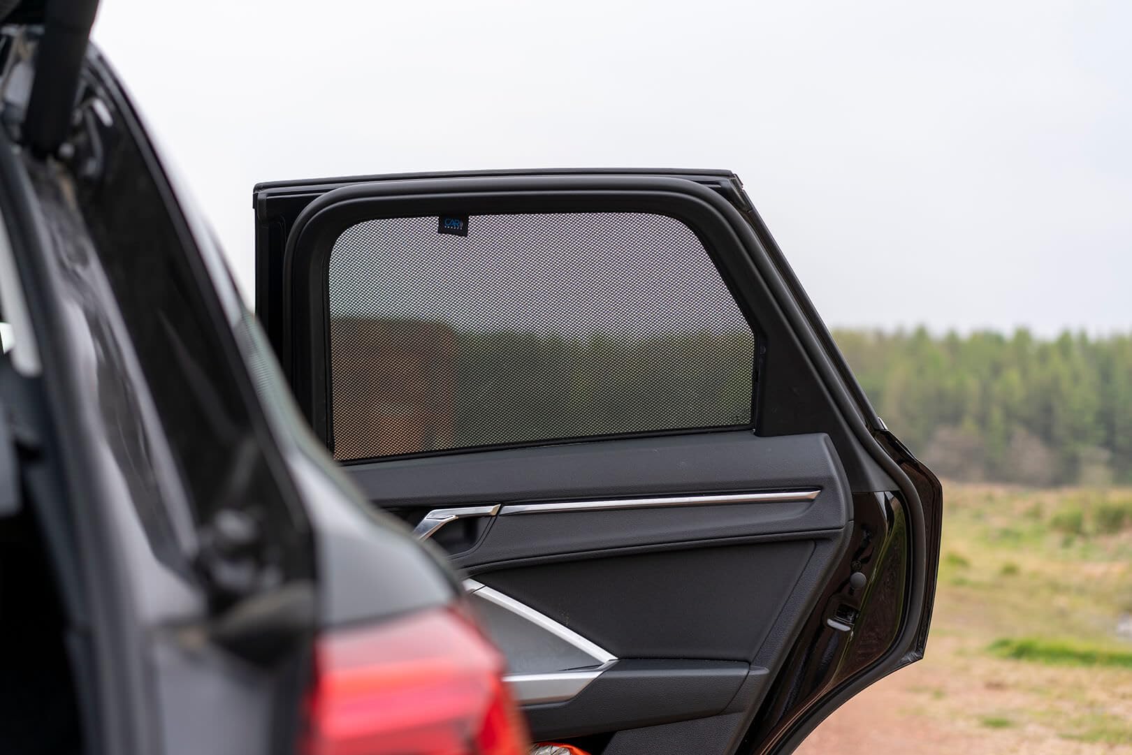 CAR SHADES Set (Porte Laterali Posteriori) Compatibile con Audi Q3 (F3B) 2019- (2-Parti) Tendine Parasole su Misura