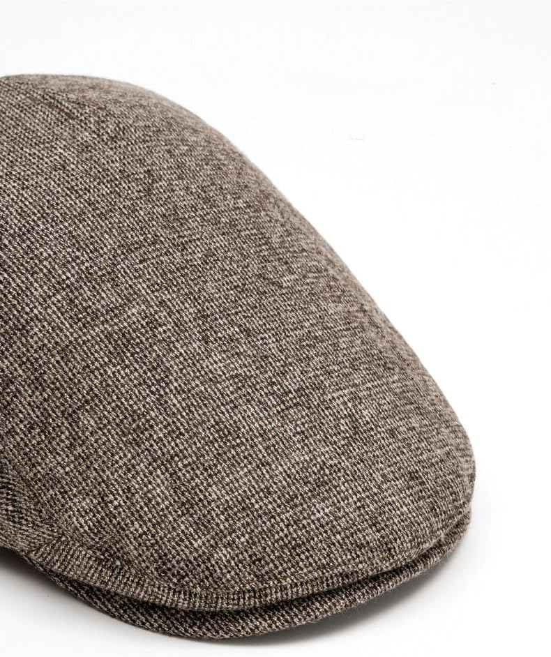 ASTOC Newsboy Caps for Men Flat Irish Cabbie Ivy Driving Hunting Tweed Hat