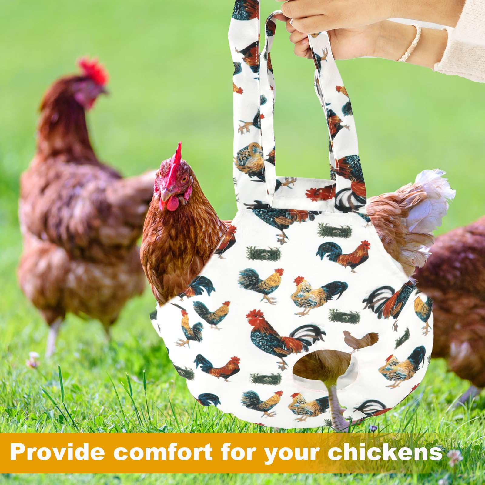 Chicken Bag, Étanche Sac à Poule avec Poignée Transporteur de Volaille sac Porte-Poulet Sac de Transport à Bandoulière pour Poule Coq Extérieur Voyage Randonnée Conduite