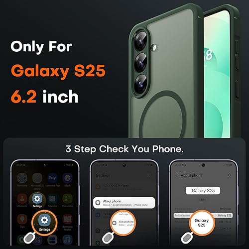 Vista 82 de Funda TOCOL [Paquete de 1+2] diseñada para Samsung Galaxy S22 Ultra, con 2 protectores de lente de cámara, parte trasera dura mate translúcida