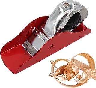 Rabot à Main en Acier de Menuiserie – Outil de Menuiserie Miniature Réglable, Léger et Ergonomique pour le Travail du Bois, Idéal pour la Coupe, le Rabotage, le Polissage et les Projets DIY