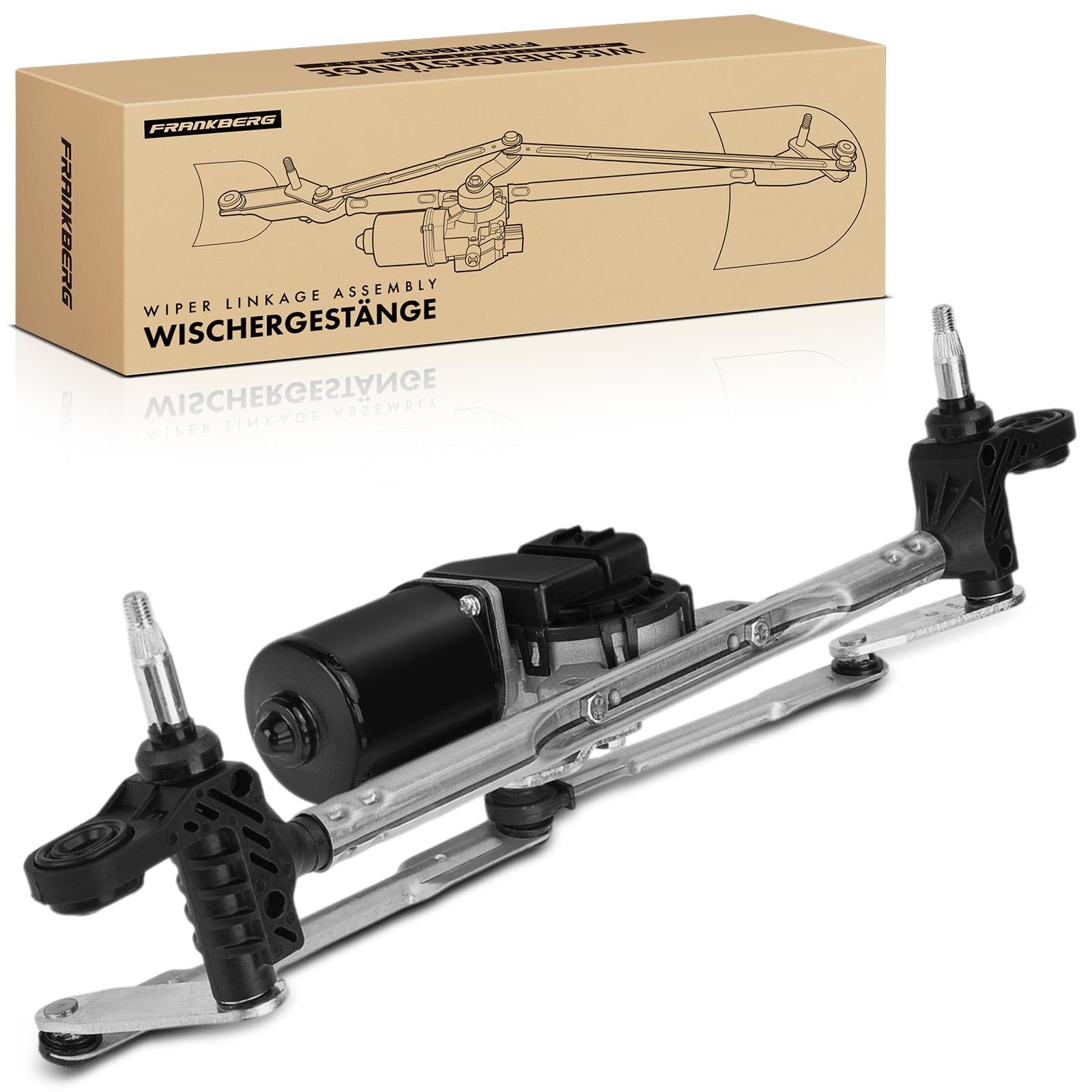 Frankberg Asta tergicristallo Motore tergicristallo Con Motore Elettrico Anteriore Compatibile con BR.A.Vo II 198 1.4L-2.0L 2007-2014 Delta III 844 1.4L-2.0L 2008-2014 Replace# 51757840
