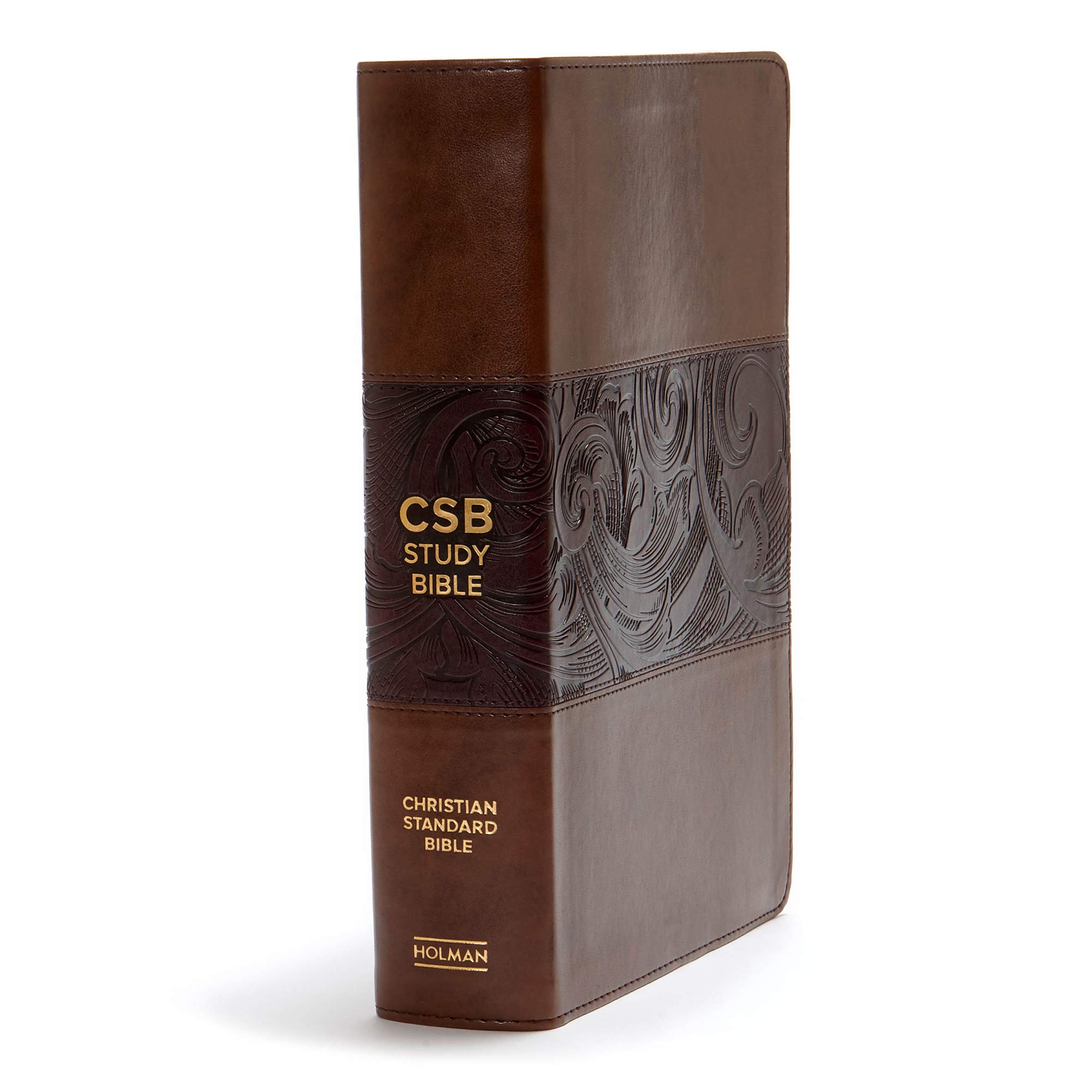 CSB Study Bible, Mahogany LeatherTouch, Red Letter, Study Notes and Commentary, Illustrations, Articles, Word Studies, Outlines, Timelines, Easy-to-Read Bible Serif Type - Image 2