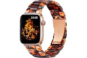 GEAK Apple Watch Band 38mm Tortoise Resin: Tortoiseshell Beauty for Your iWatch