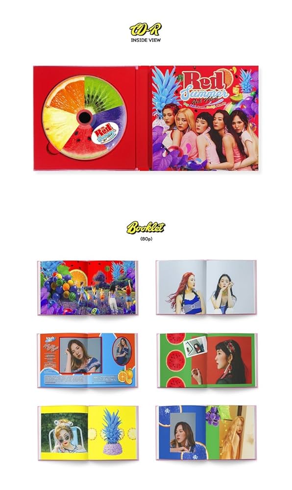 Amazon.com: RED VELVET [THE RED SUMMER] Album CD+80p