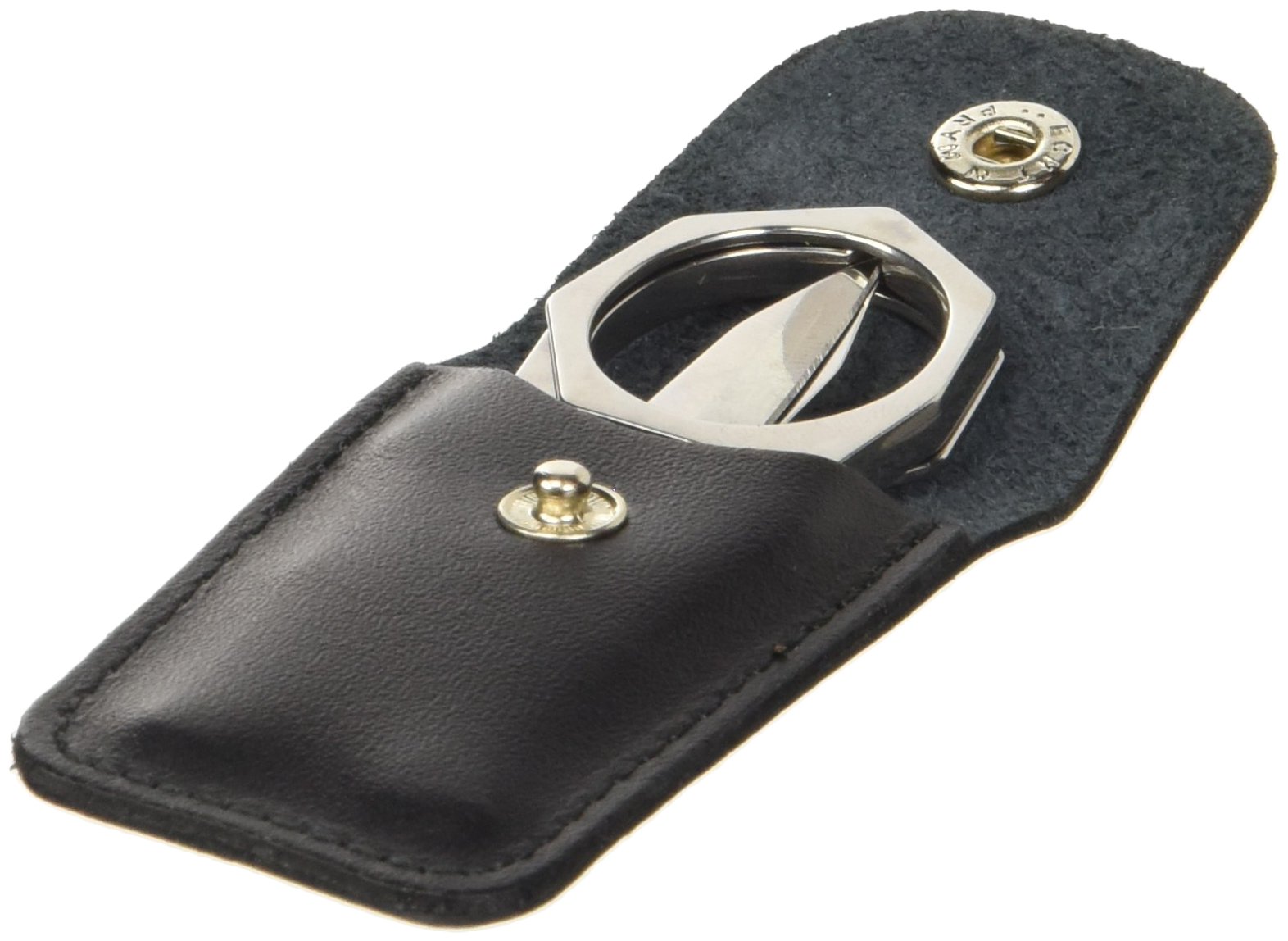 Forbici pieghevoli con astuccio in pelle