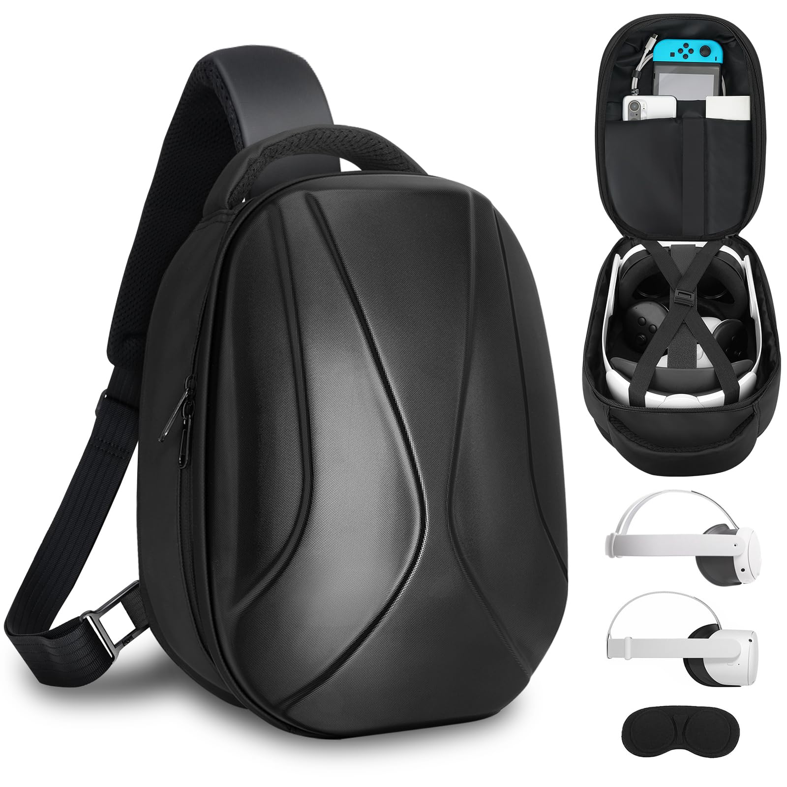 その他 Quest3 Amazon.com: BnLnHOGVR Hard Carrying Case for Oculus Meta