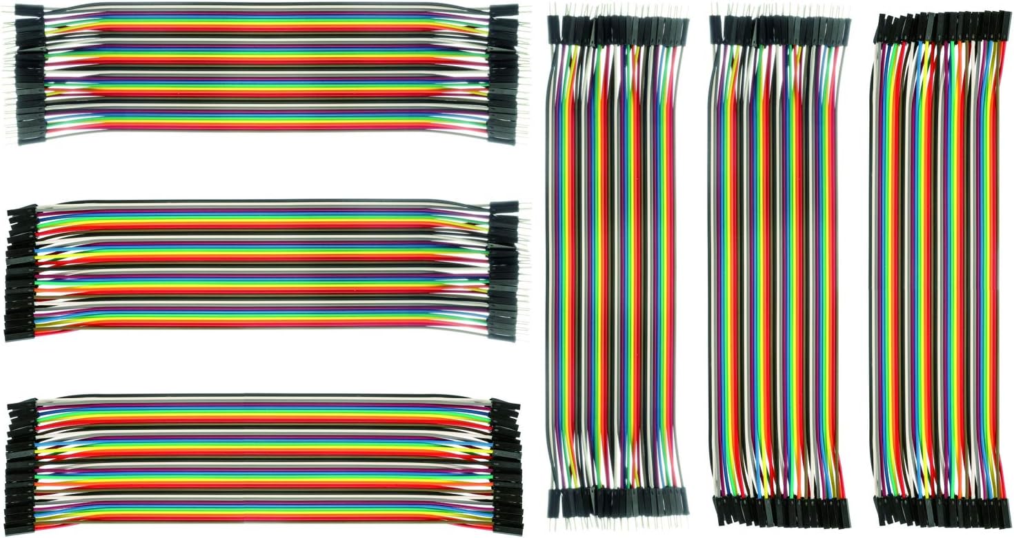 Jumper Wires Set - 240 PCs 3in1 breadboard Wires, Male to Male, Female to Male, Female to Female