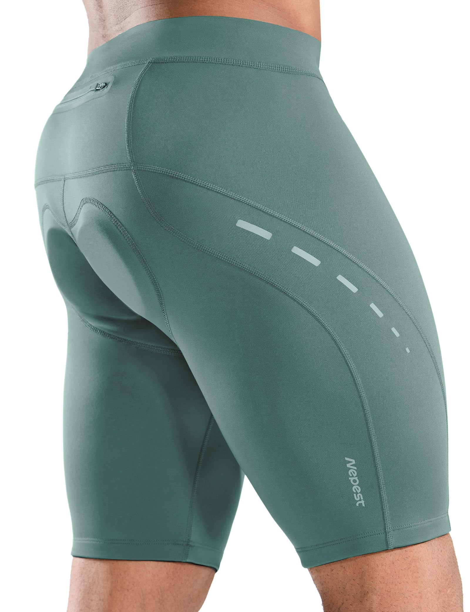 Nepest Men's Bike Shorts 4D Padded