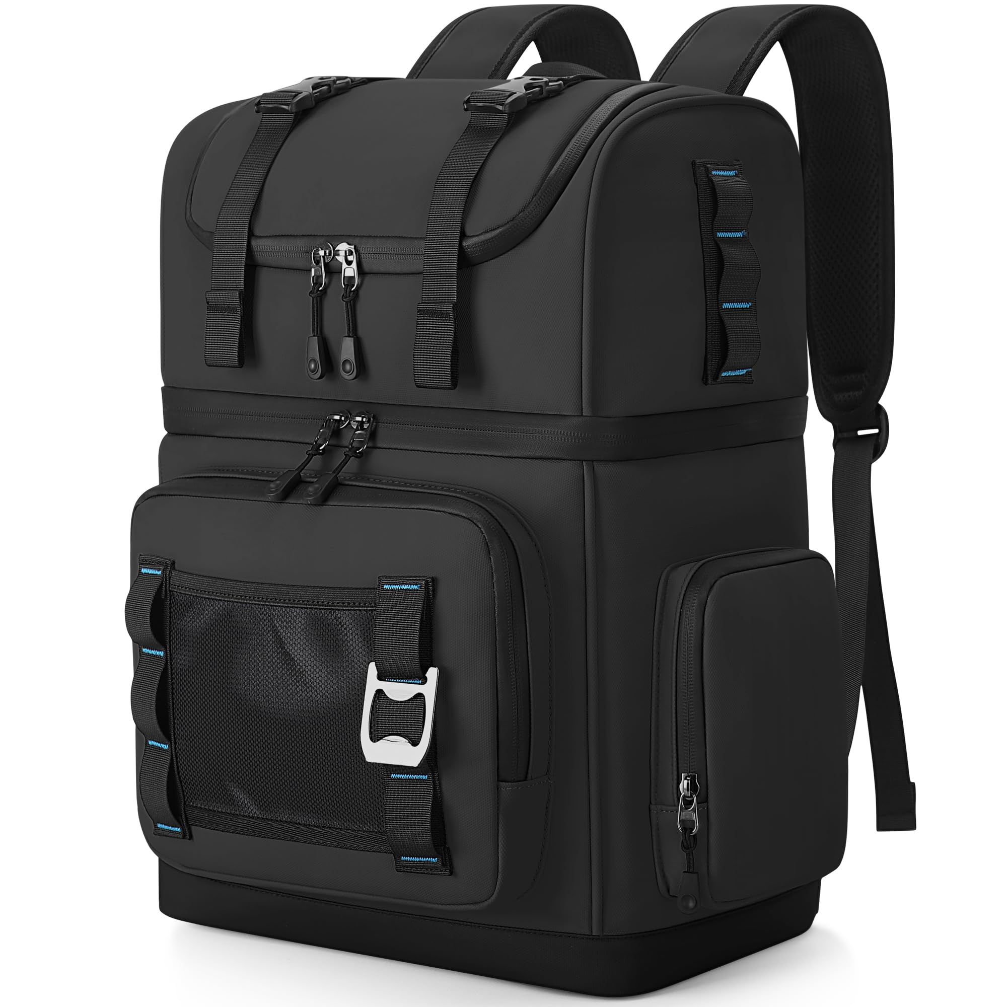 Grand Sac à Dos Isotherme, Sac à Dos Glaciere Double Épaisseur Imperméable,Sac de Pique-Nique Isotherme et Anti-fuites pour Homme & Femme