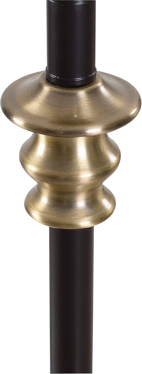 70% Off Everything Kenroy Home 33338AB Jenkins Accent Lamp, 12 x 12 x 23 Inch, Oil-Rubbed Bronze and Antique Brass Finish