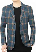 Top de terno masculino jovem, traje formal xadrez fino casual, roupas de estudante universitário primavera e outono